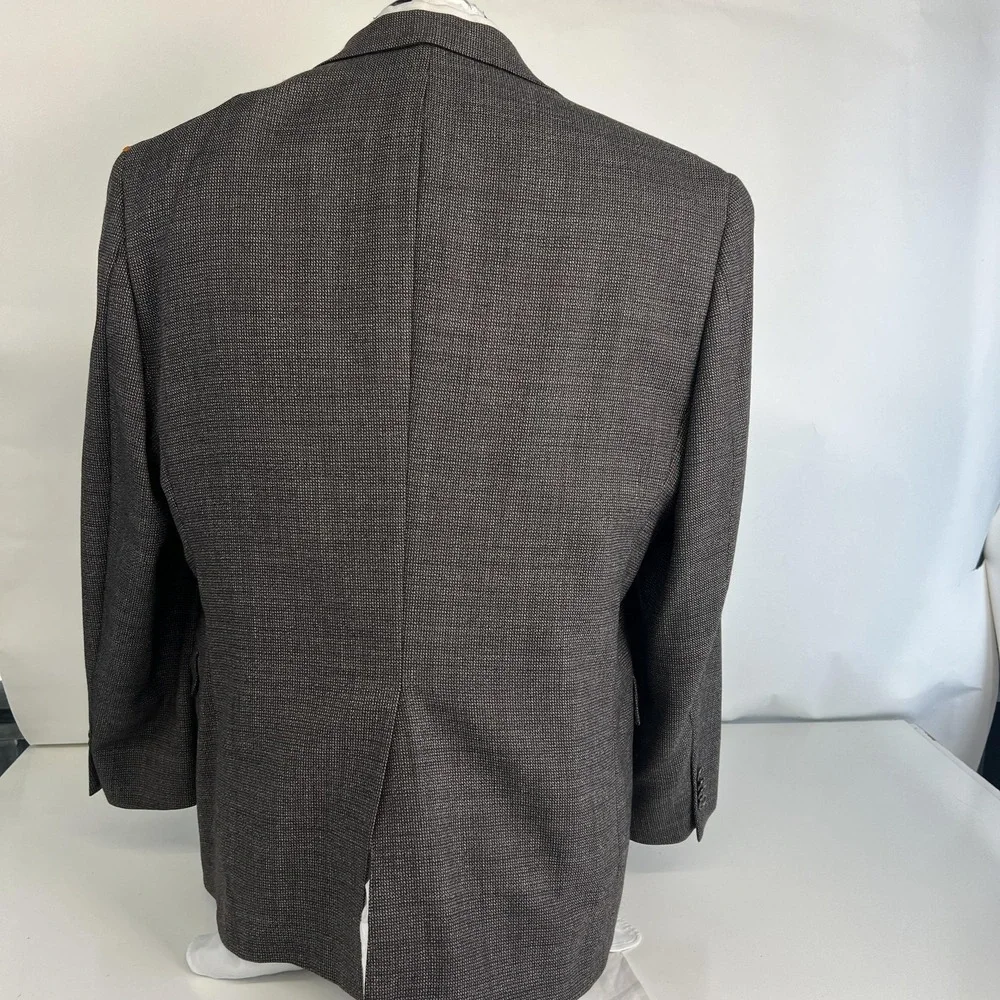 Hart Schaffner Marx Blazer Mens 42S Gray Tweed Sport Coat Dillard's Made USA
